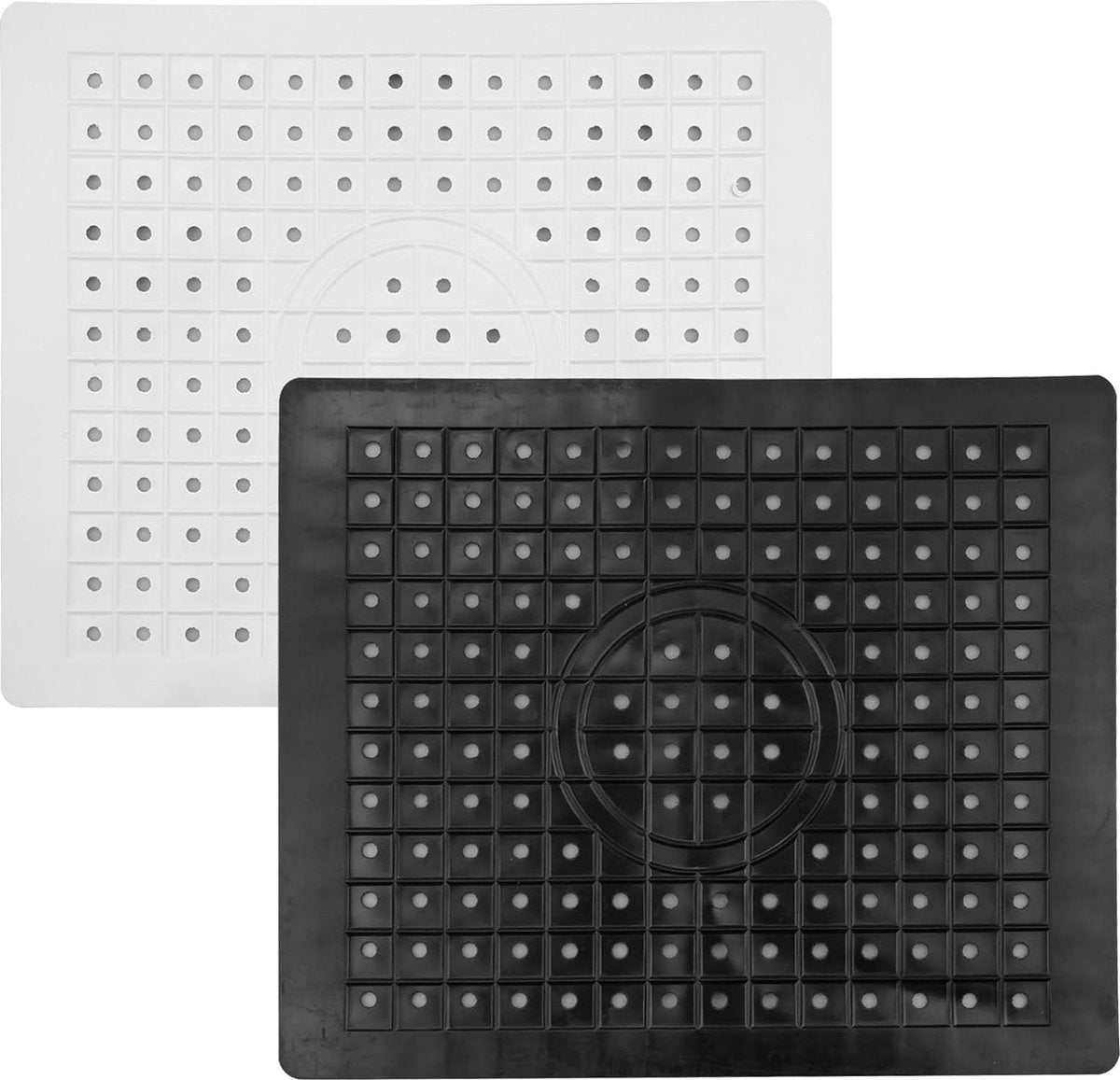 Cherchie Gootsteenmat Wit - 31x26 cm - Siliconen