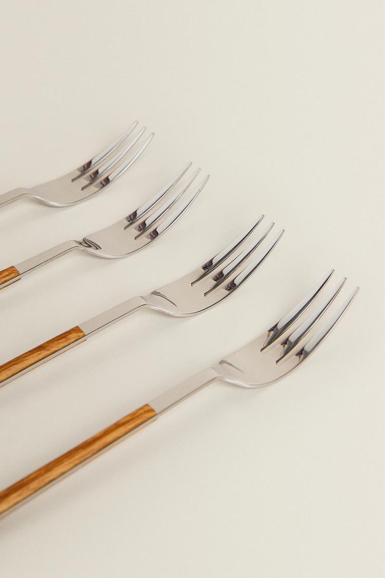 Cherchie - Bestekset - 24-delig - zilver/bruin - Voor 6 personen