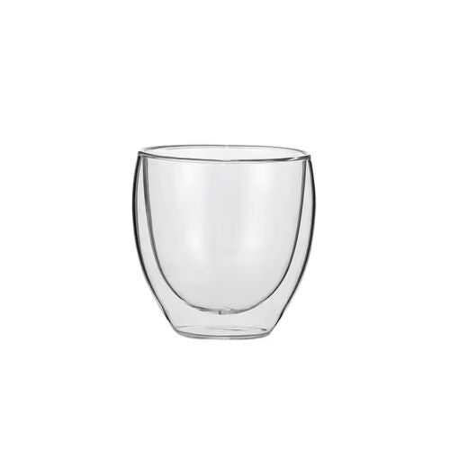 Cherchie - 2 stuks dubbelwandige glazen - geschikt voor verschillende soorten koffie- Set van 2 ( 350 ml)