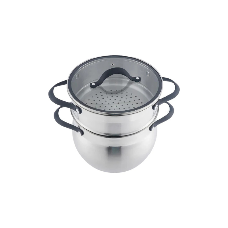 Cherhcie 3-in-1 Couscous- en Stoomkookpan - 22 cm - 12 Liter