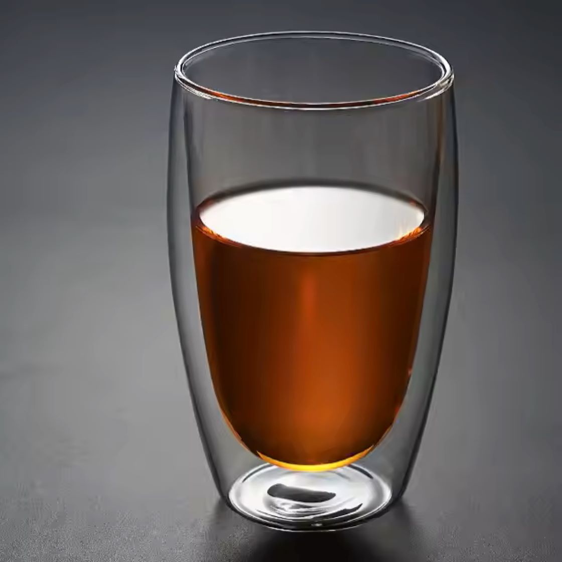 Cherchie- 4 stuks dubbelwandige glazen - geschikt voor verschillende soorten koffie- Set van 4 ( 450 ml)