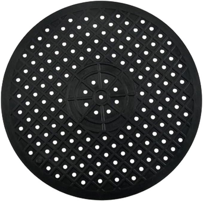 Cherchie Gootsteenmat Wit - 31 cm - Rond - Siliconen Gootsteen Mat: