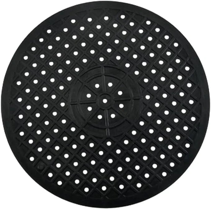 Cherchie Gootsteenmat Zwart - 31 cm - Rond - Siliconen Gootsteen Mat