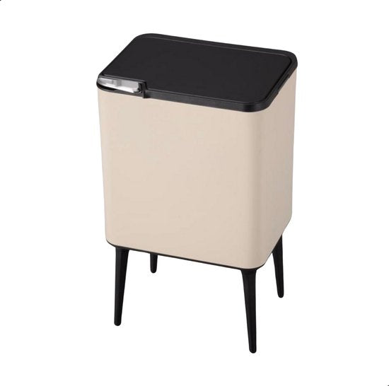 Cherchie Prullenbak op Pootjes - 33+3L - Cream