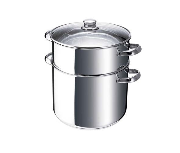 Cherchie - Couscous-/Stoomkookpan - 3-in-1 - 22 cm - 8 Liter