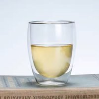 TuttoBello - 6 stuks dubbelwandige glazen - geschikt voor verschillende soorten koffie- Set van 6 ( 350 ml) - Cherchie