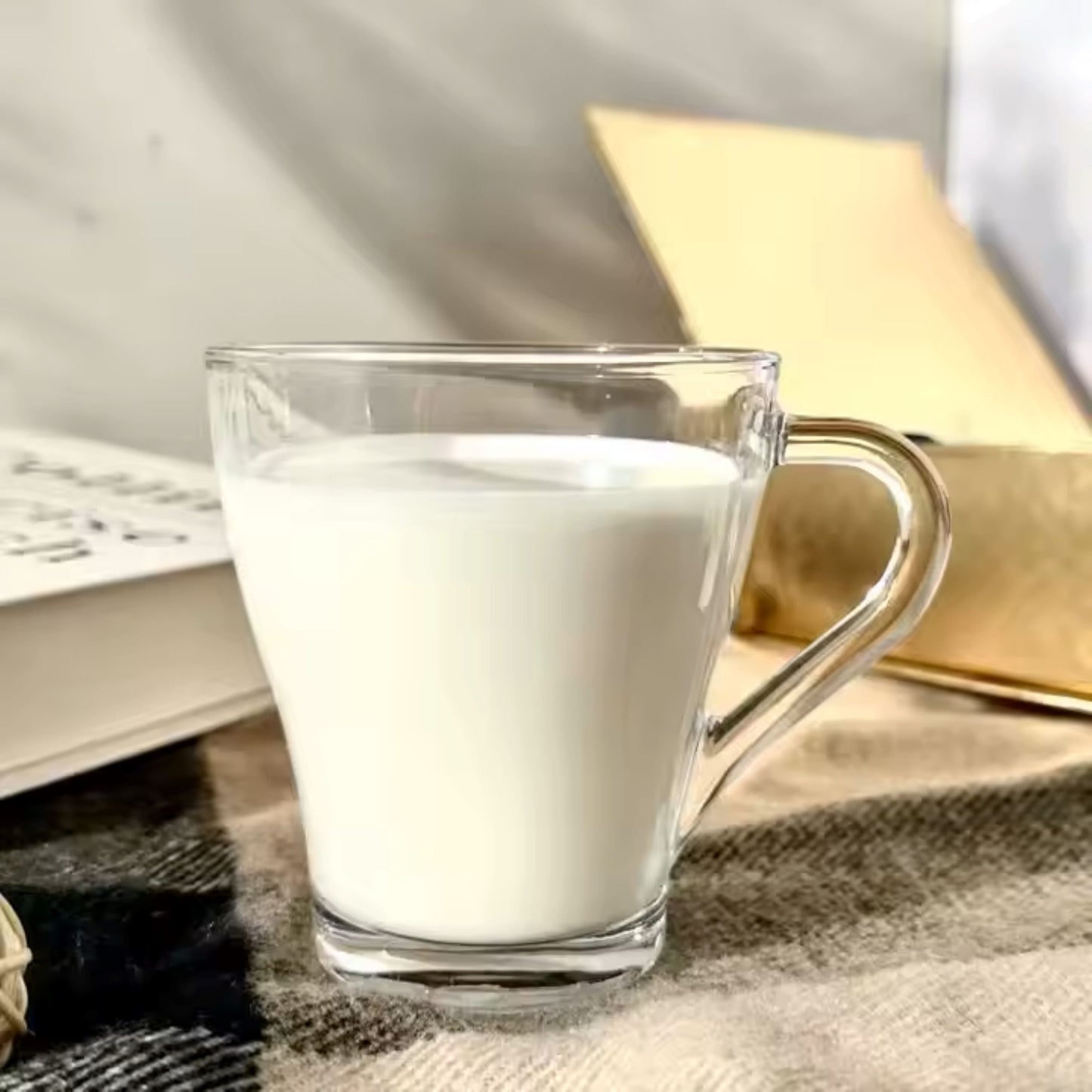 Cherchie Theeglazen met Oor - Set van 6 - 250ml - Theeglas