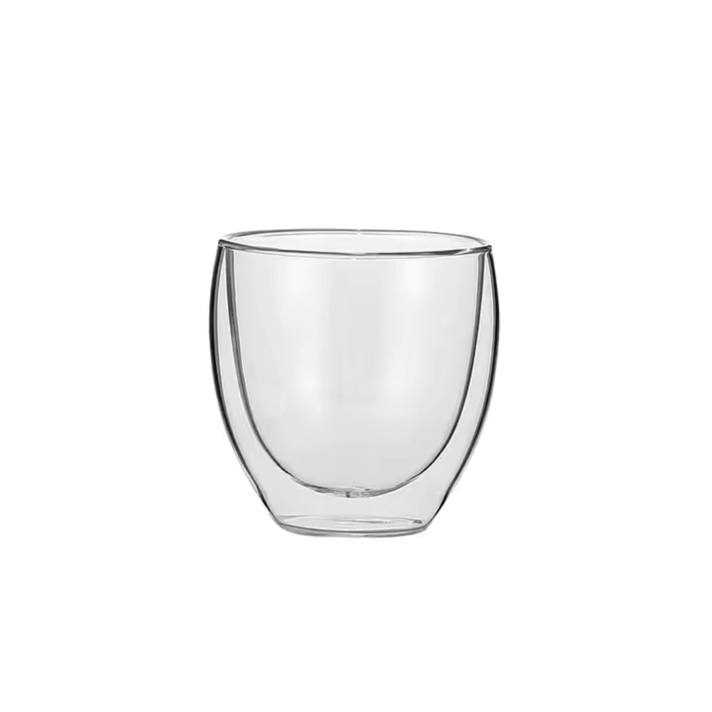 Cherchie - 4 stuks dubbelwandige glazen - geschikt voor verschillende soorten koffie- Set van 4 ( 350 ml)