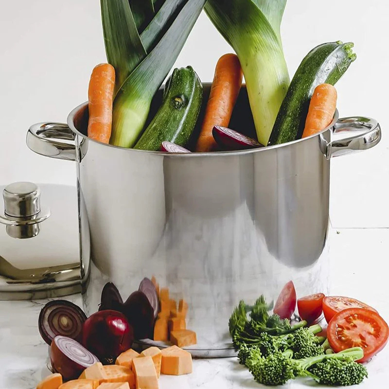 Cherchie 3-in-1 Couscous-/Stoomkookpan, 22 cm, 12 liter, Roestvrij Staal