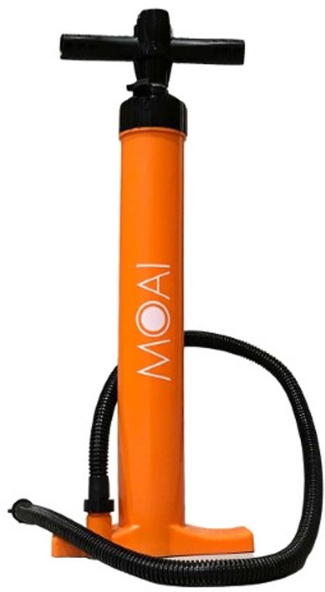 MOAI Double Action Pomp - Universele Hand- en Luchtpomp met Deflate Optie en Drukmeter - Voor SUP Boards en Opblaasbare Producten