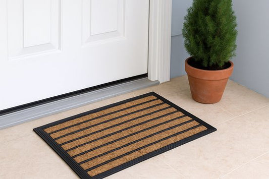 Kokos Rubber Deurmat – Schoonloopmat met Antislip – 40x60 cm