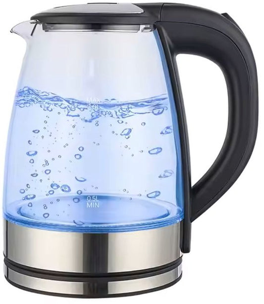 Teffo Waterkoker met LED-verlichting (1,8L - Zwart)