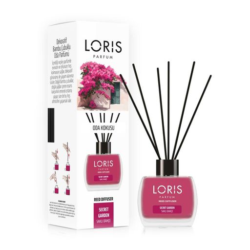 LORIS Parfum -  Geurstokjes - Huisgeur - Flower Garden - 120ml