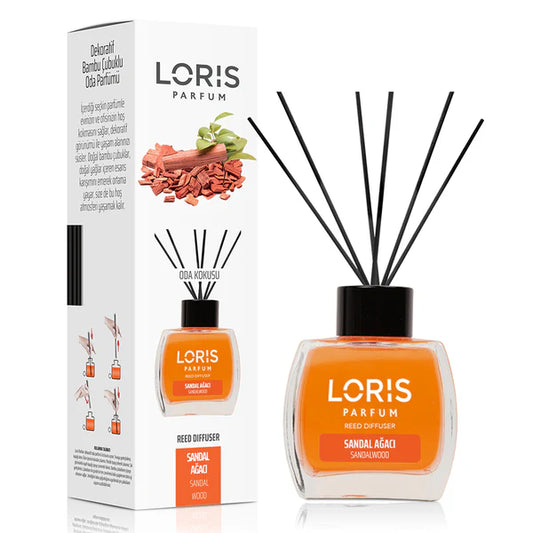 LORIS - Parfum - Geurstokjes - Huisgeur - Huisparfum - Sandalwood - 120ml